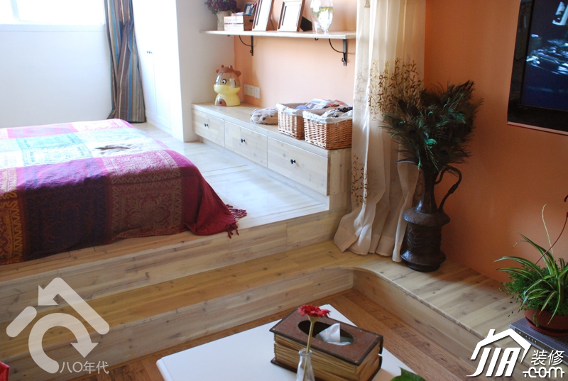 小公寓装修效果图_小户型装修样板房_45平米小户型装修