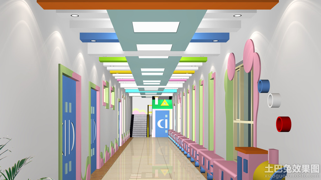 幼儿园走廊环境设计图片装修效果图