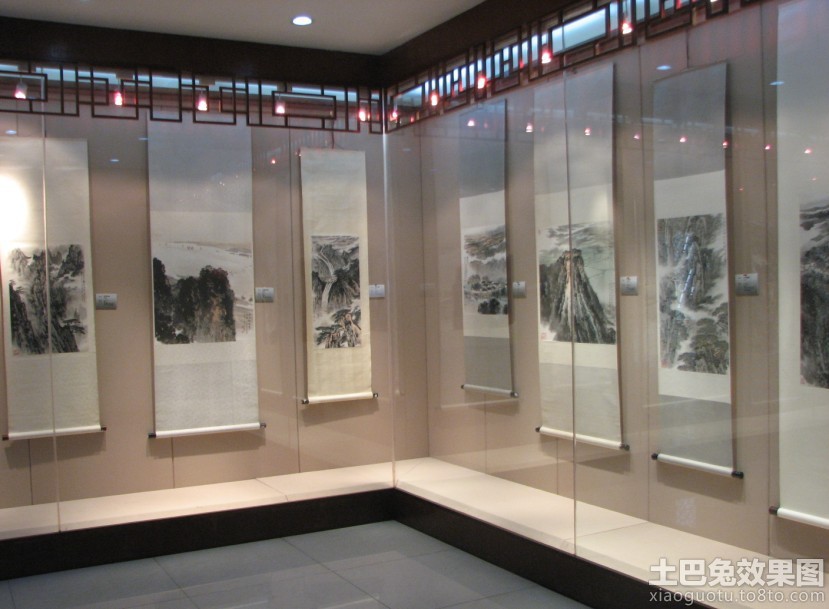 书画展厅设计展柜图片装修效果图_第9张 - 家居图库