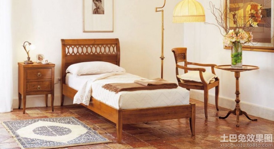 全友家私实木床图片装修效果图_第7张