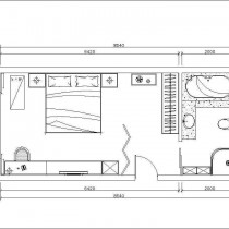 小卧室房间布局平面图 (6 张图)