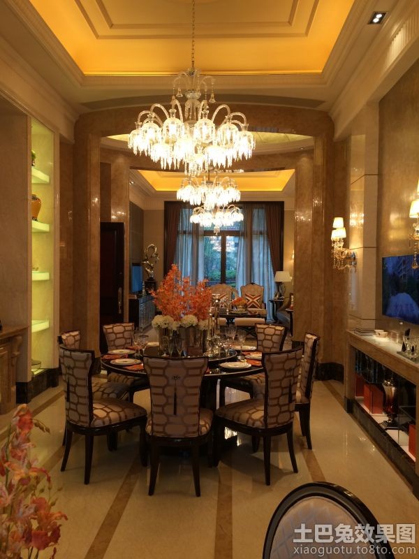 家庭豪华餐厅装修效果图大全装修效果图_第3