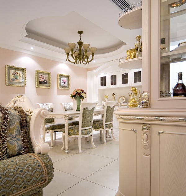 欧式田园风格餐厅设计效果图片装修效果图_第2张 - 家居图库 - 九正家居网