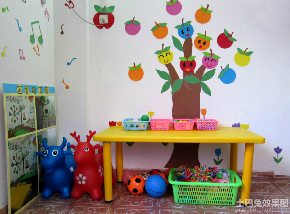 幼儿园小班墙面环境布置图片